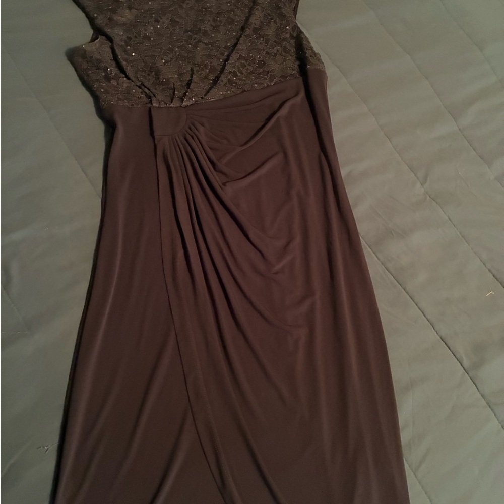 Macy's Chic Brown Maxi Dress